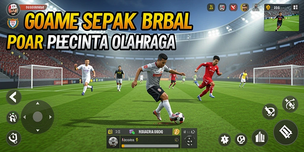 Gameplay menegangkan dalam pertandingan sepak bola di 898A.