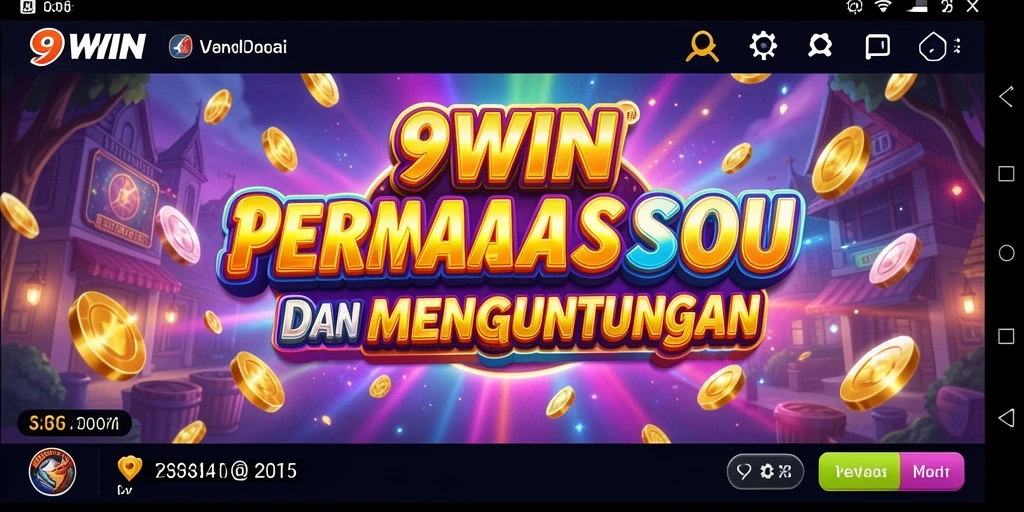 Gambar menampilkan gameplay menarik dari 9WIN dengan fitur Slot yang memukau.