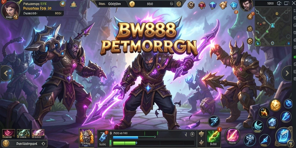 Tampilan gameplay BW888 yang menakjubkan di dunia fantasi.