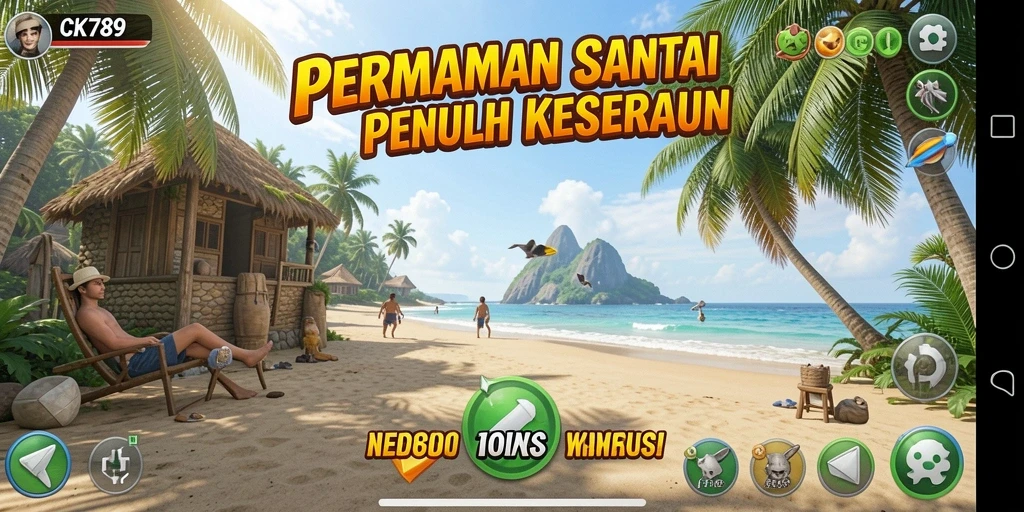 Tampilan gameplay CK789 yang menyenangkan dan interaktif.