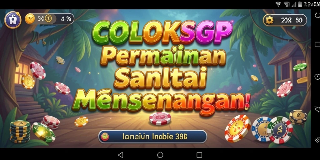 Gameplay seru COLOKSGP dengan grafis cerah dan menarik.