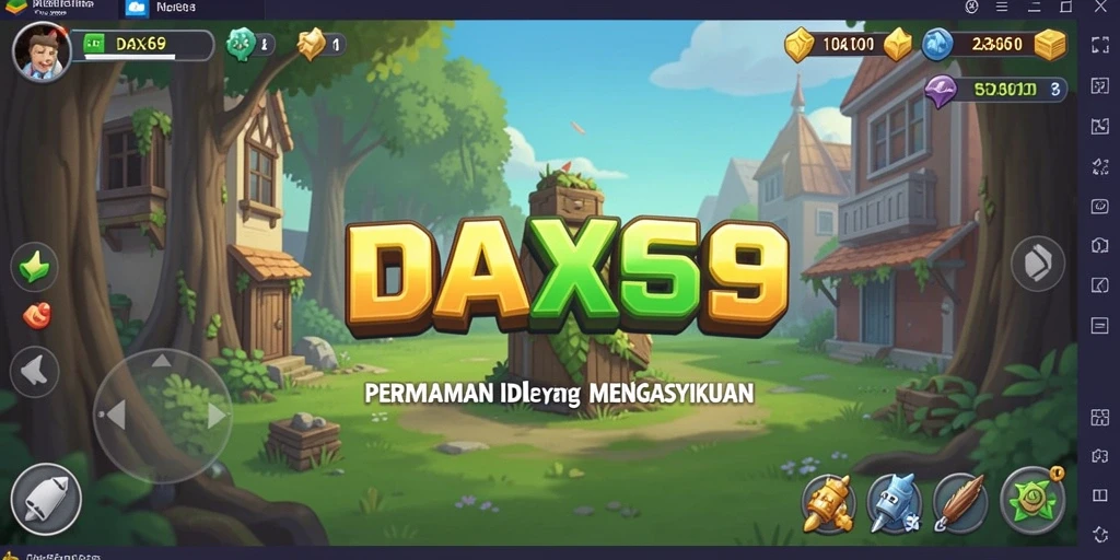 Screenshot gameplay DAX69 menampilkan keseruan bermain Idle.