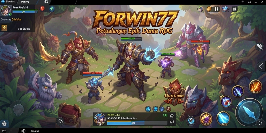 Gameplay epik dalam <strong>FORWIN77</strong> dengan petualangan menakjubkan.