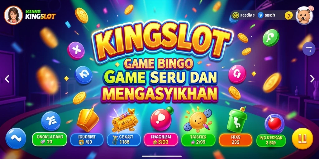 Screenshot gameplay menunjukkan keseruan bermain Bingo KINGSLOT.