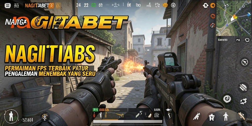 Screenshot permainan NAGITABET menampilkan aksi seru dalam bertempur.