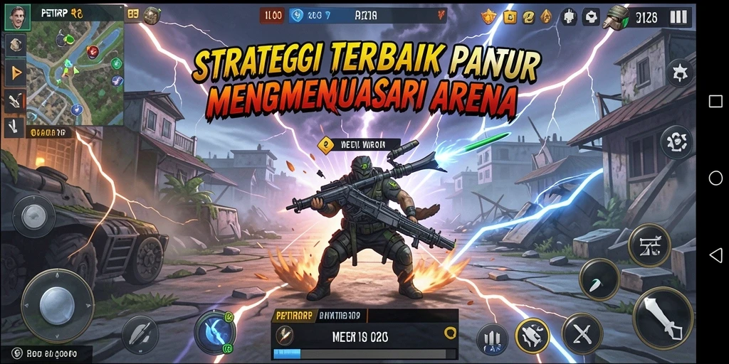 Tampilan gameplay menarik dan penuh strategi dalam PETIRRP.