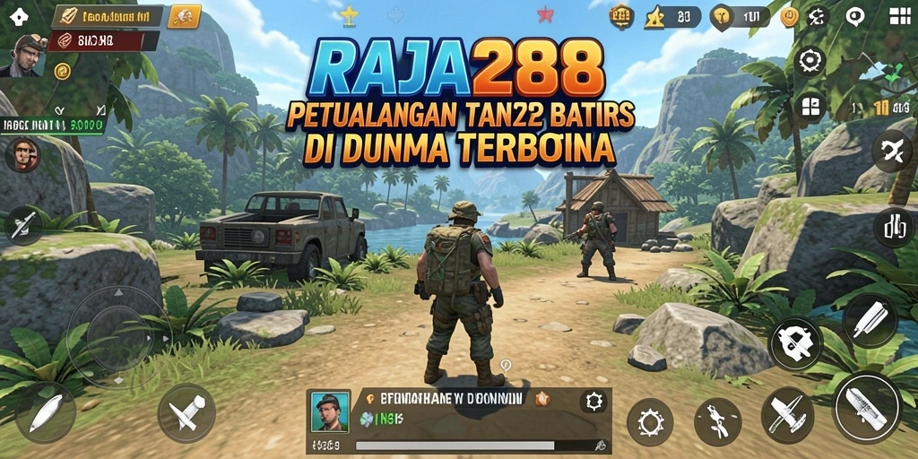 Screenshot gameplay RAJA288 saat menjelajahi dunia terbuka.