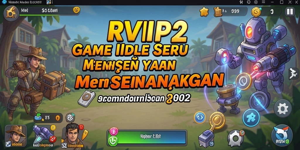 Tangkapan layar utama RVIP2 menampilkan gameplay santai yang mengasyikkan.