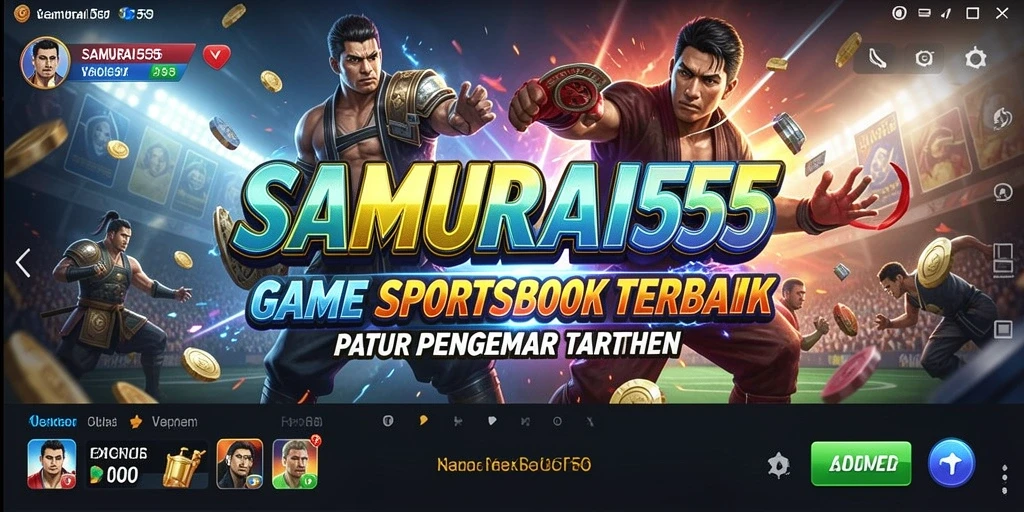 Tampilan menarik dari gameplay SAMURAI555 saat melakukan taruhan.