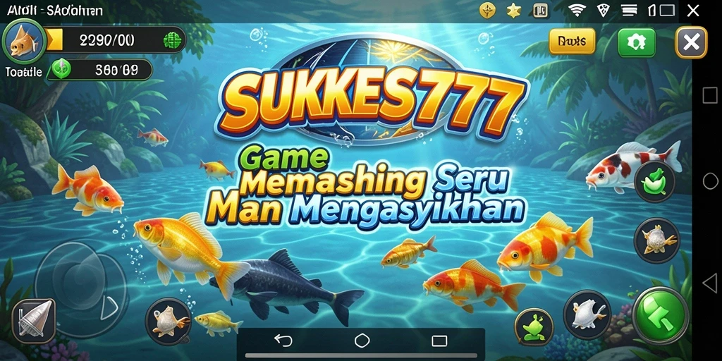 Tampilan gameplay <strong>SUKSES777</strong> dengan suasana memancing yang mengasyikkan.