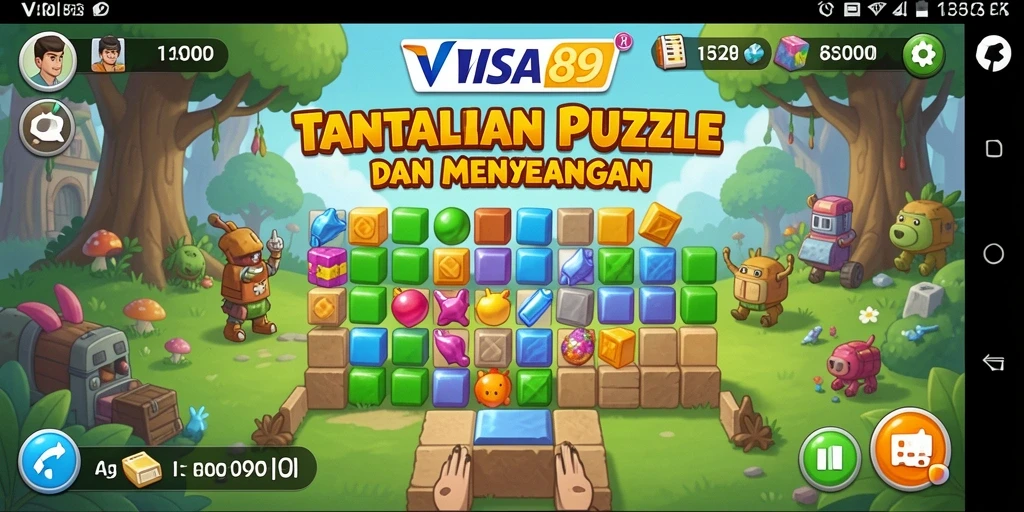 Tangkapan layar dari gameplay Puzzle yang menantang dan menarik.